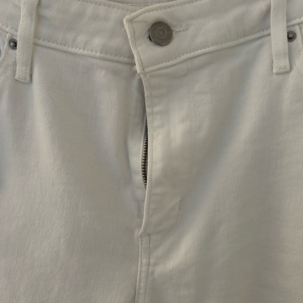 Levi's White 721 High Rise Skinny Ankle Jeans - Picture 5 of 13